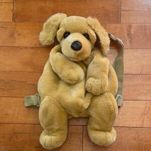 Vintage Golden Retriever Mango Kids Backpack